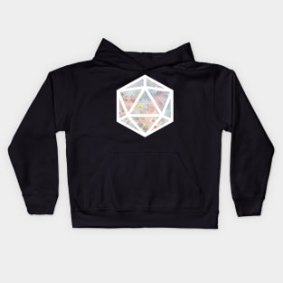 D20 Decal Badge - Experience Points Kids Hoodie
